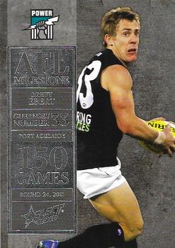 2012 Select AFL Champions - Milestone Game Foils #MG49 Brett Ebert Front
